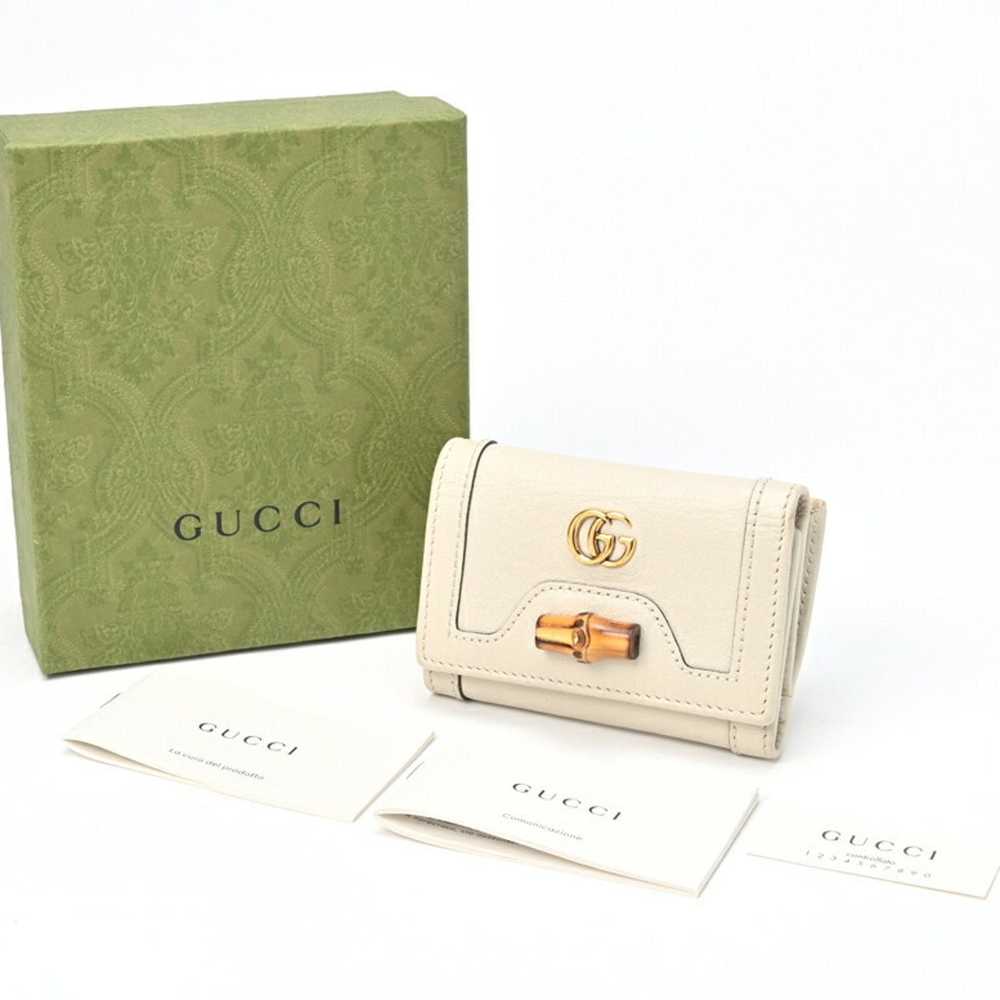 Gucci GUCCI Diana Medium Wallet 658633 Ivory - image 9