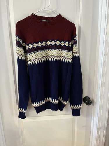Towncraft Towncraft Abstract Sweater Mens L Geome… - image 1