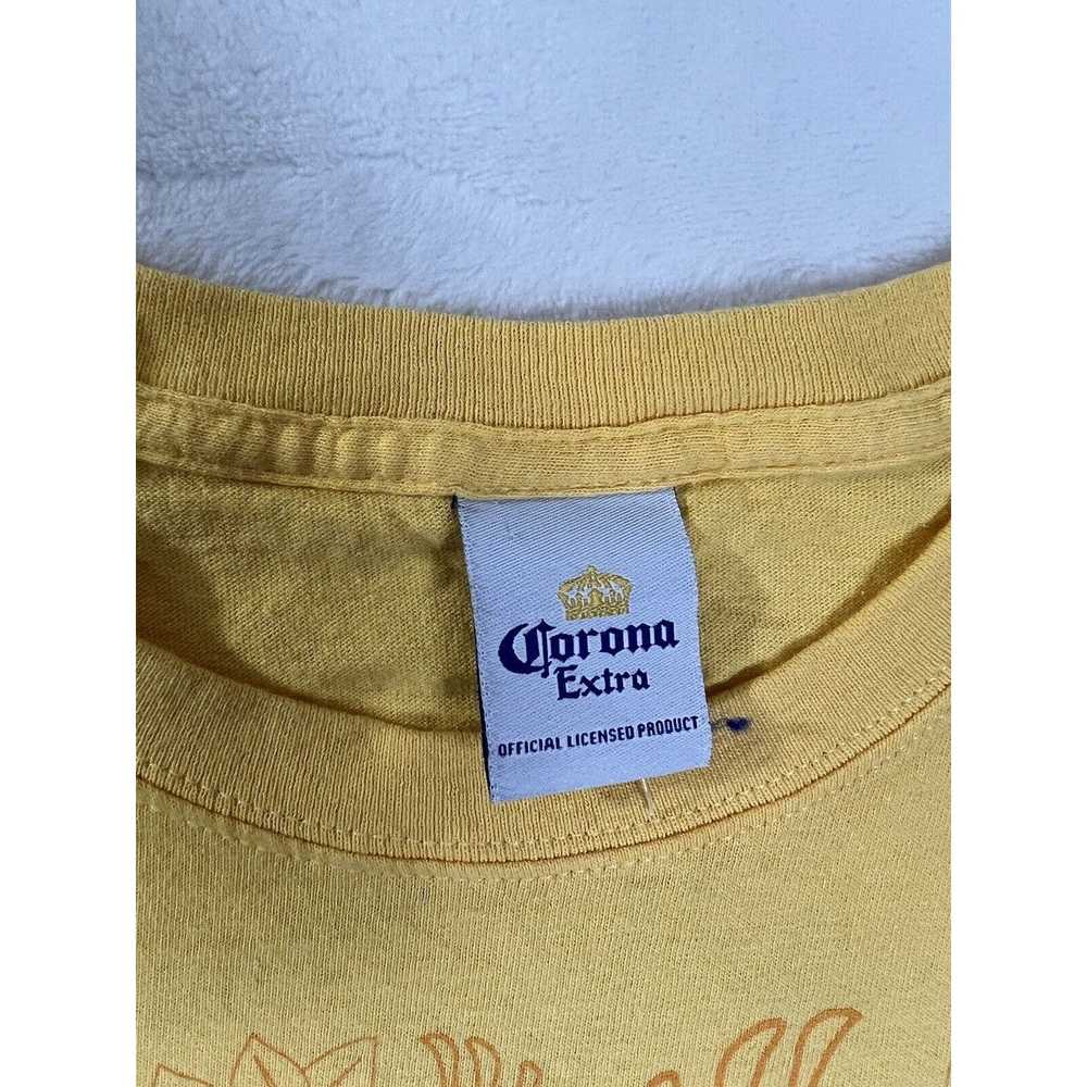 Corona Vintage Corona Beer T-Shirt Size XL Yellow… - image 7