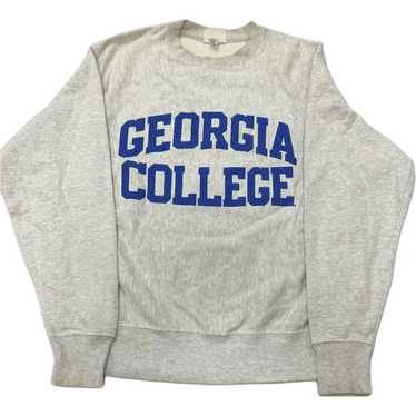 Champion Vintage Georgia College Champion CrewNec… - image 1