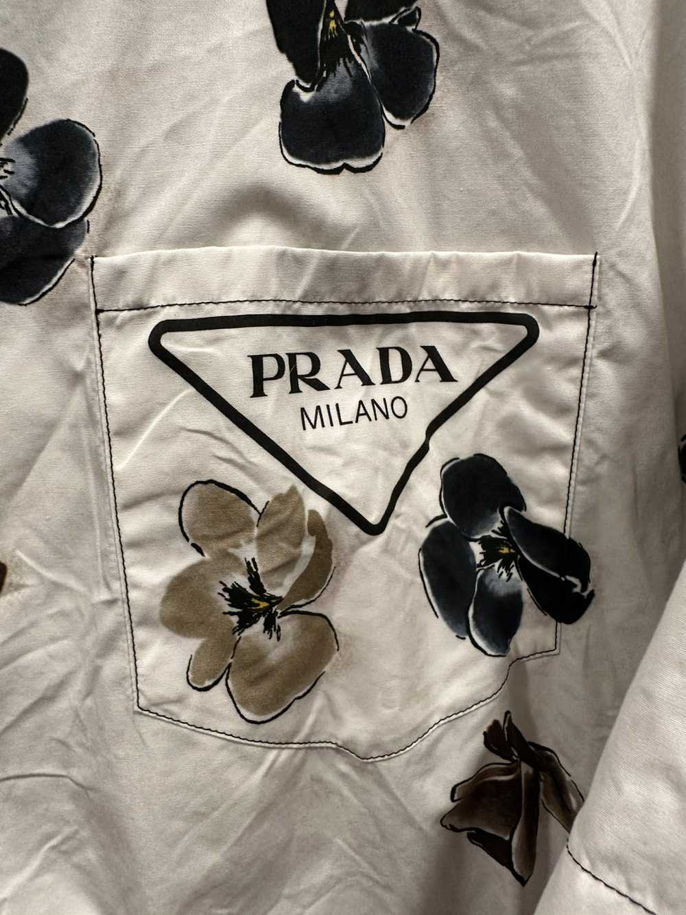 Prada Prada Double Match Heavy Cotton Shirt XL - image 2