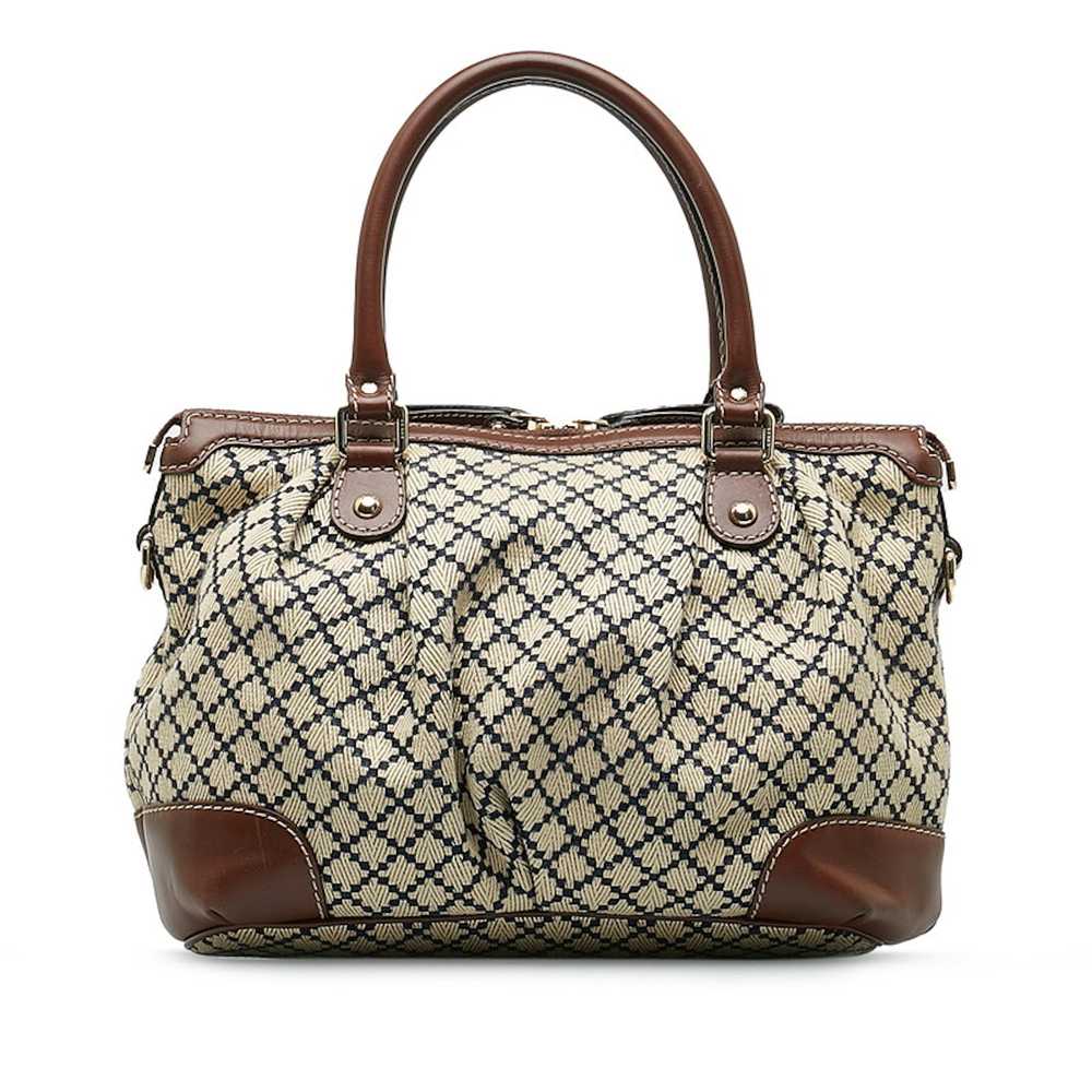 Gucci Gucci Diamante Canvas Sukey Handbag - image 3