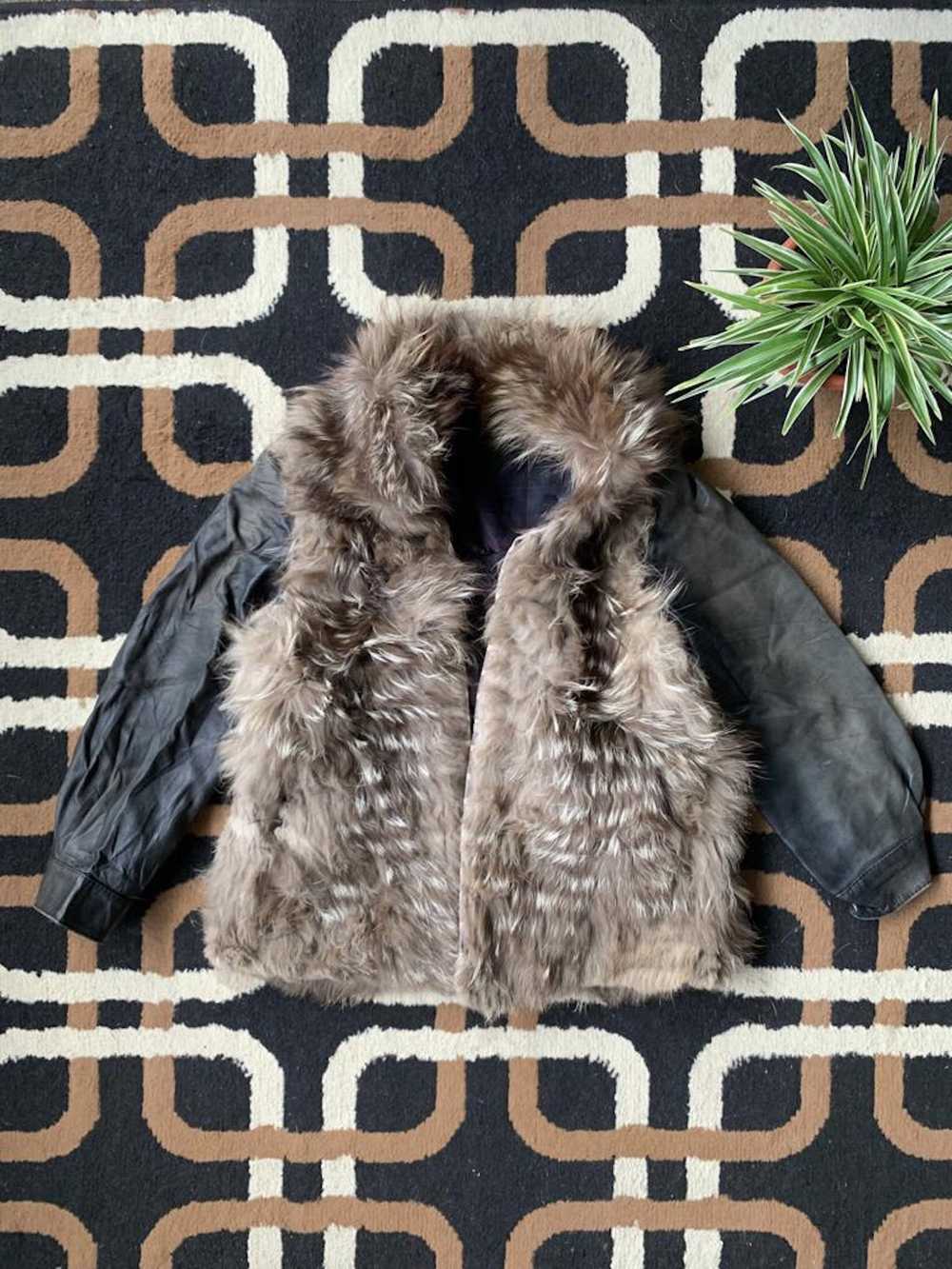 Avant Garde × Japanese Brand × Mink Fur Coat Vint… - image 1