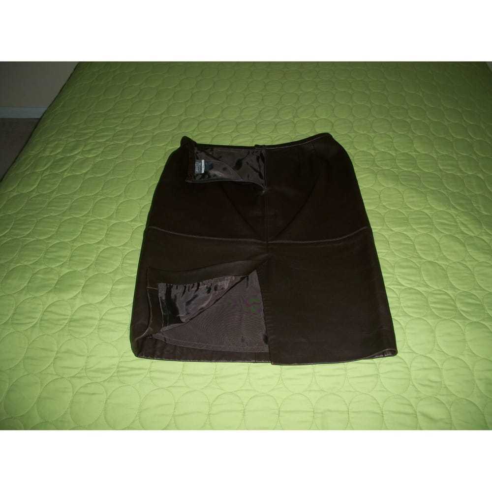 Lafayette 148 Ny Leather mid-length skirt - image 7