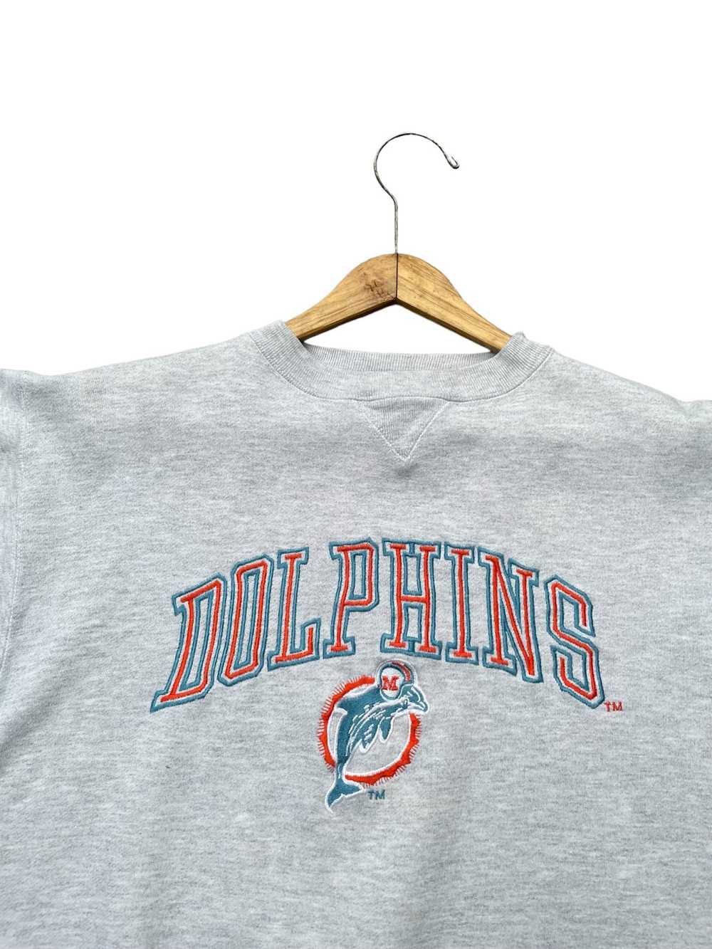 NFL × Vintage Vintage Miami Dolphins Logo 7 Crewn… - image 6