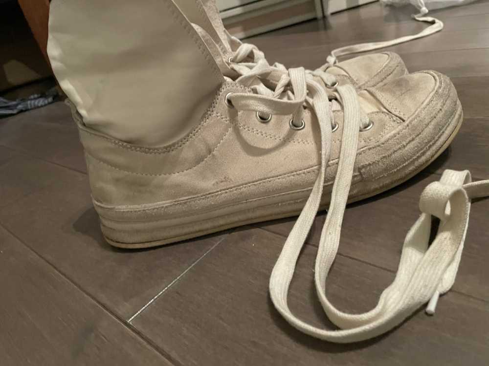 Ann Demeulemeester Ann D. Suede Paneled Sneakers - image 5