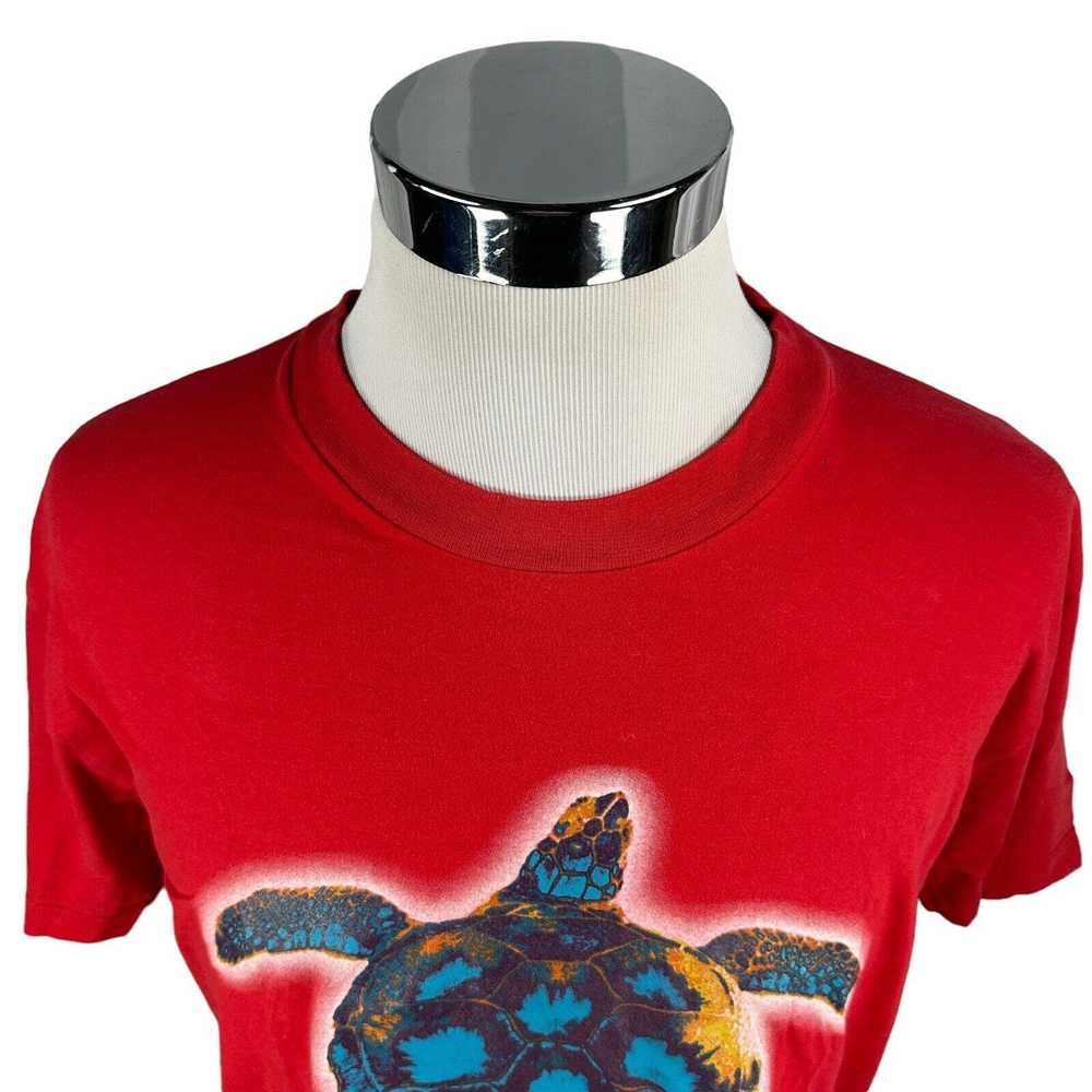 Moschino Moschino Mare T-Shirt XL Red Turtle Prin… - image 2