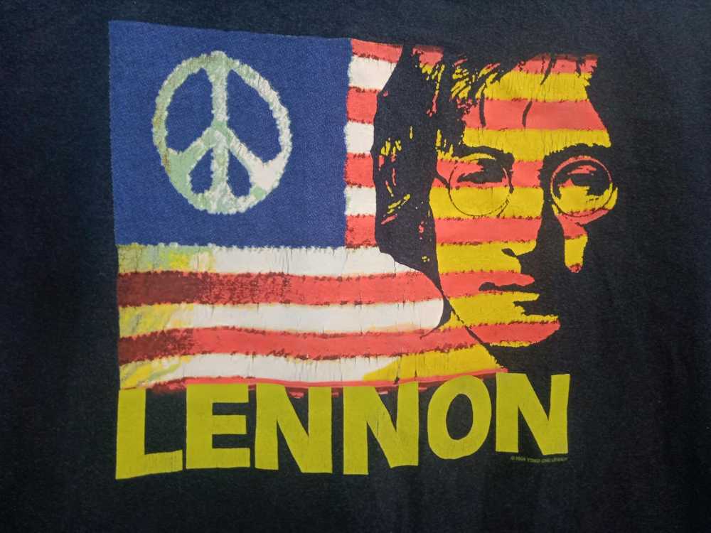Anvil × Band Tees × Vintage Vintage John Lennon 2… - image 4