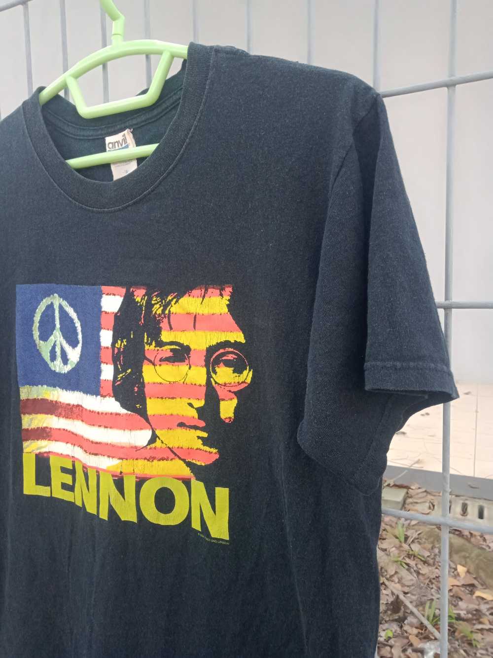 Anvil × Band Tees × Vintage Vintage John Lennon 2… - image 6