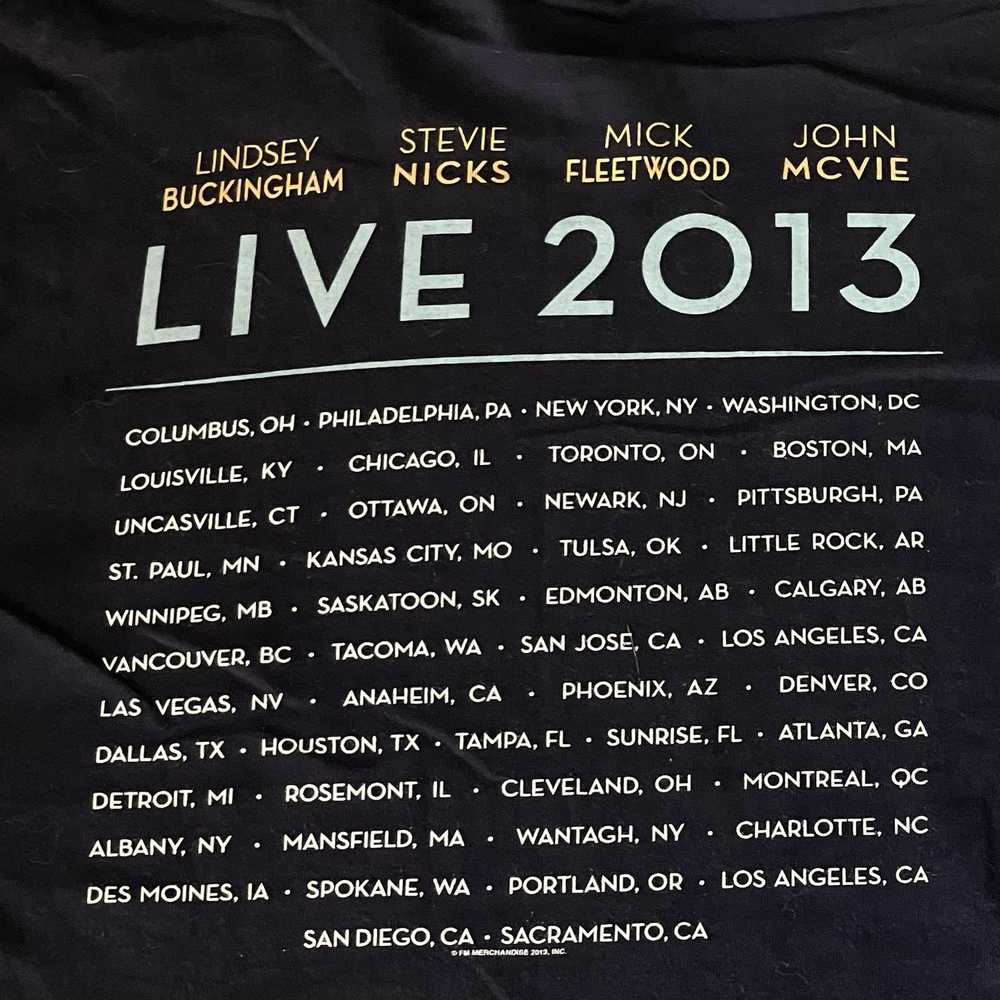 Gildan Fleetwood Mac Live Tour 2013 T-shirt - image 5