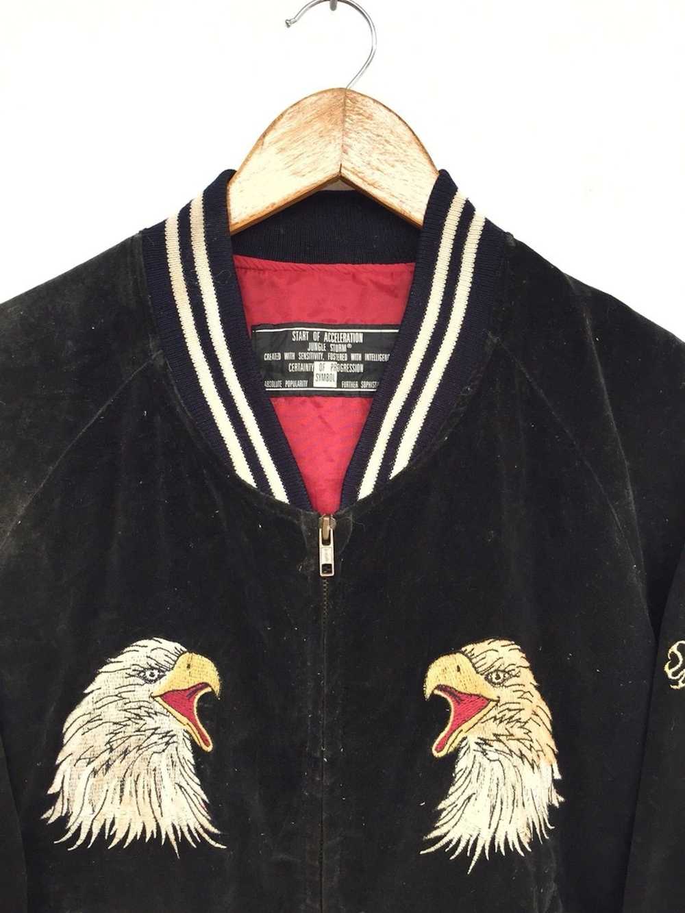 Sukajan Souvenir Jacket × Velvet × Vintage RARE🔥… - image 3