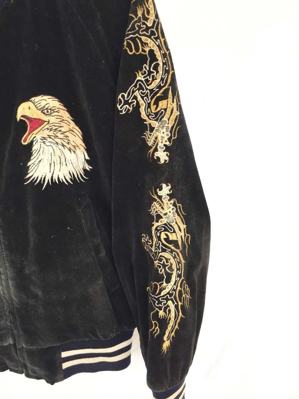Sukajan Souvenir Jacket × Velvet × Vintage RARE🔥… - image 4