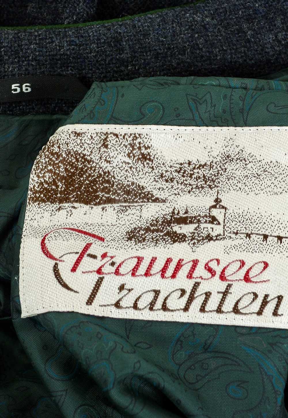 TRAUNSEE Trachten UK 46 US Blazer Wool Embroidere… - image 5