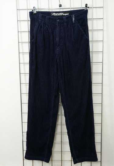 Vintage 90s Corduroy Chunky Skate Pants Size 32/3… - image 1