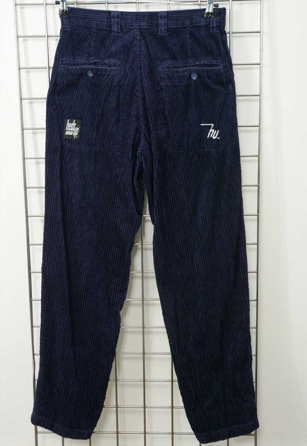 Vintage 90s Corduroy Chunky Skate Pants Size 32/3… - image 2