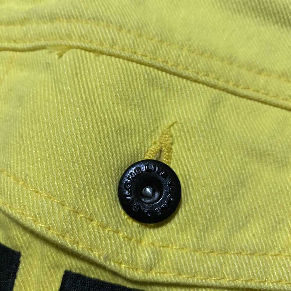 Vlone Vlone friends yellow denim jacket - image 4