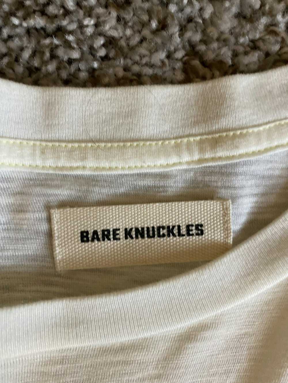 Bare Knuckles Bare Knuckles Cream Cropped Shirt - image 2