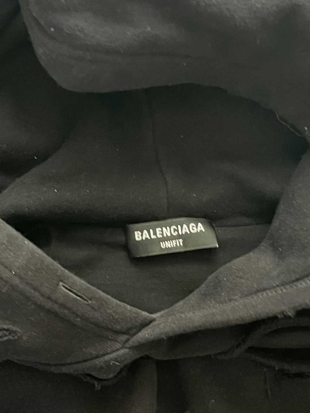 Balenciaga *SOLD* Balenciaga Destroyed Hoodie - image 3