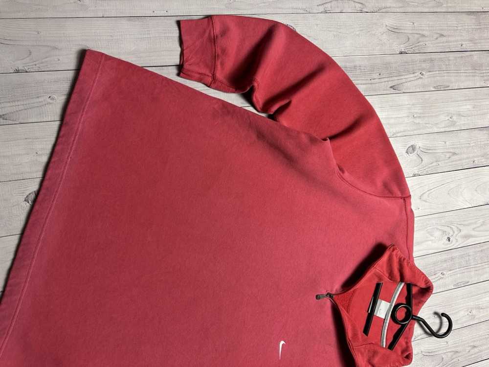 Nike × Streetwear × Vintage Vintage Nike red hood… - image 2