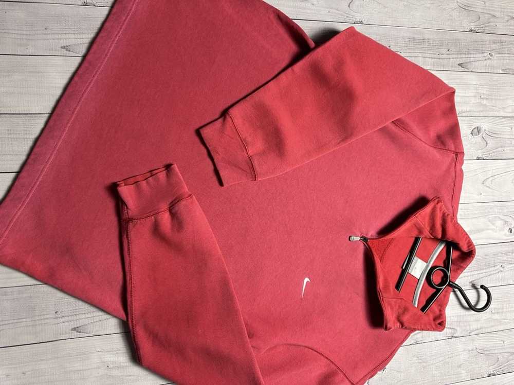 Nike × Streetwear × Vintage Vintage Nike red hood… - image 4