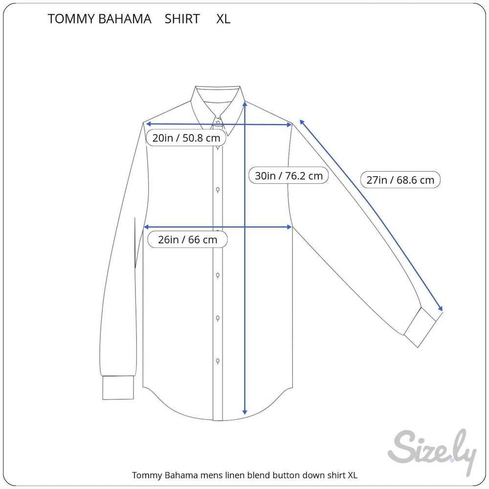 Tommy Bahama Tommy Bahama long sleeve linen blend… - image 2