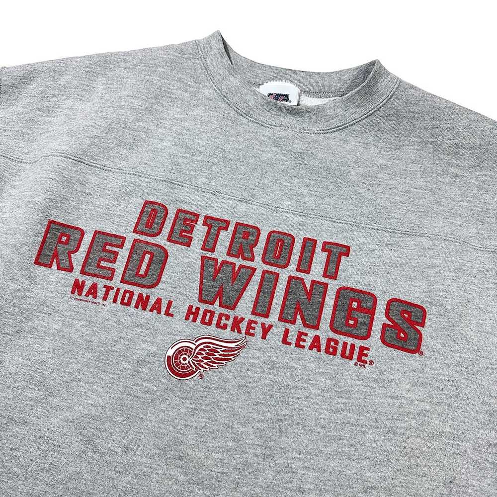Csa Vintage 1990s Detroit Red Wings CSA Sweatshirt - image 3