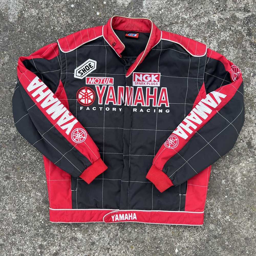 Genuine Leather × Racing × Vintage Yamaha Vintage… - image 1