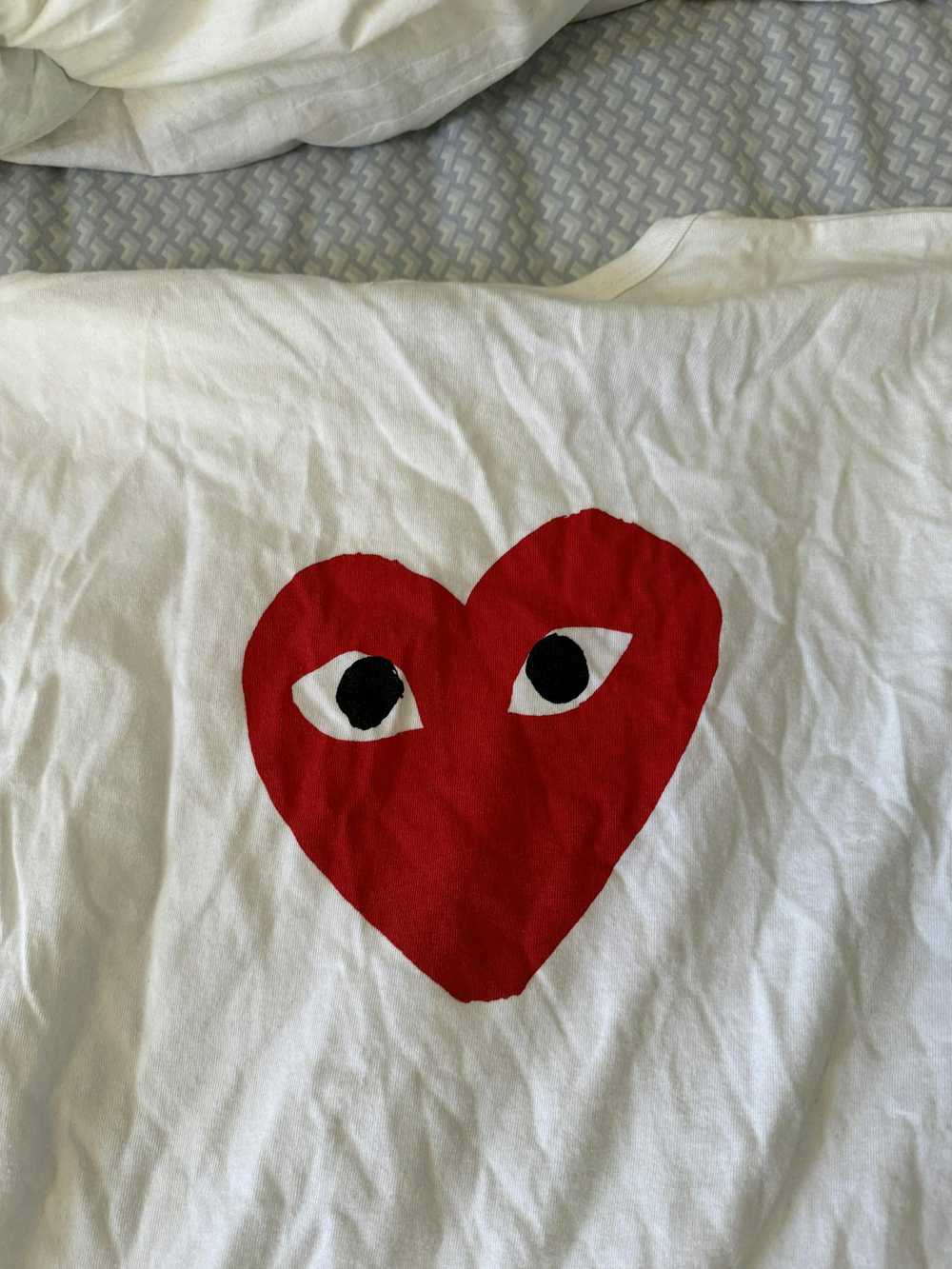 Comme des Garcons CDG Heart White Tee - image 7