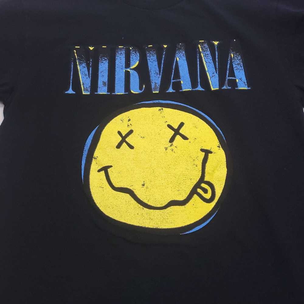Nirvana Nirvana Casual Graphic T Shirt Adult Mens… - image 4