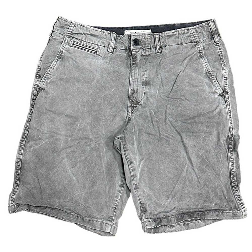 Lucky Brand Mens 32 Shorts Gray Flat Front Pocket… - image 1