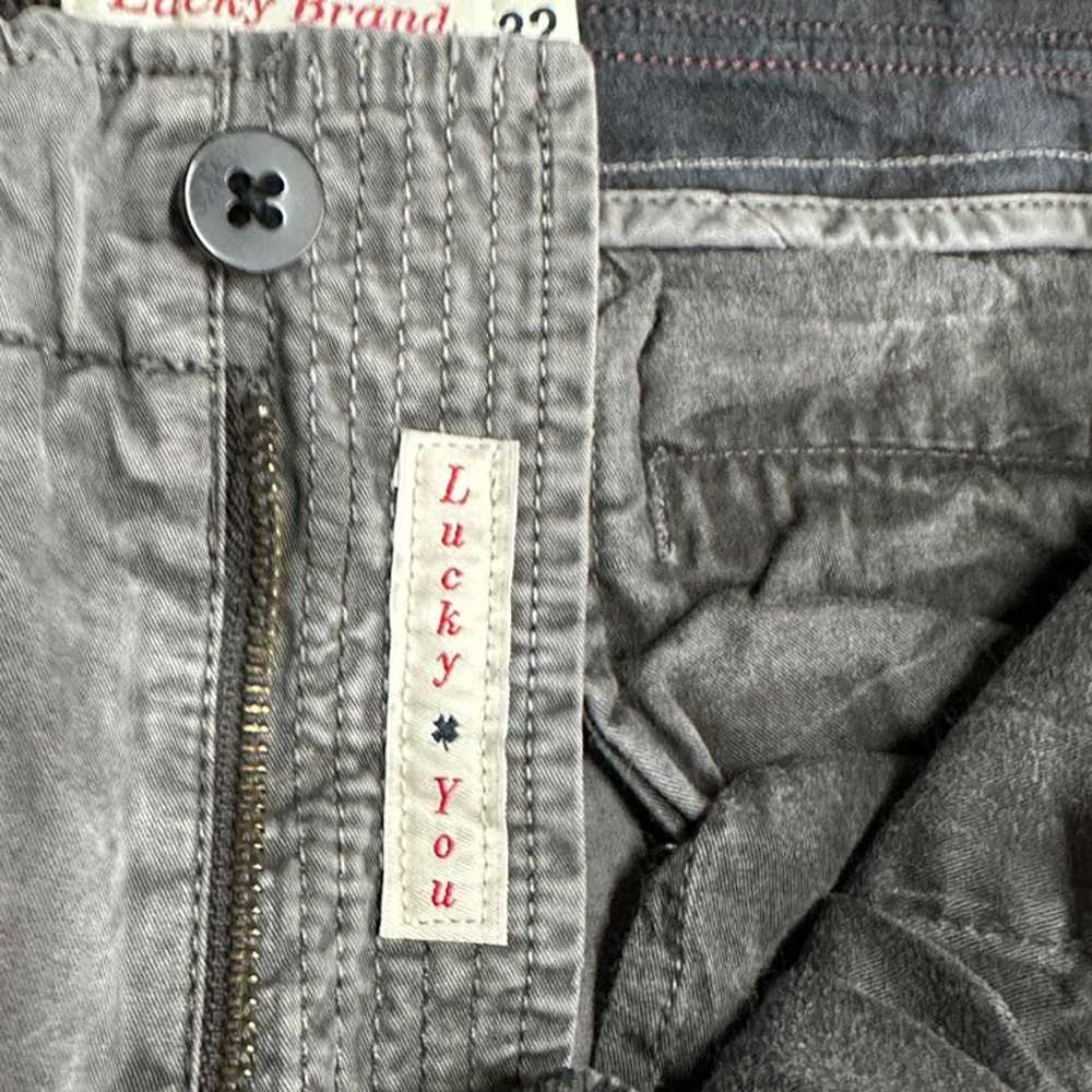 Lucky Brand Mens 32 Shorts Gray Flat Front Pocket… - image 5