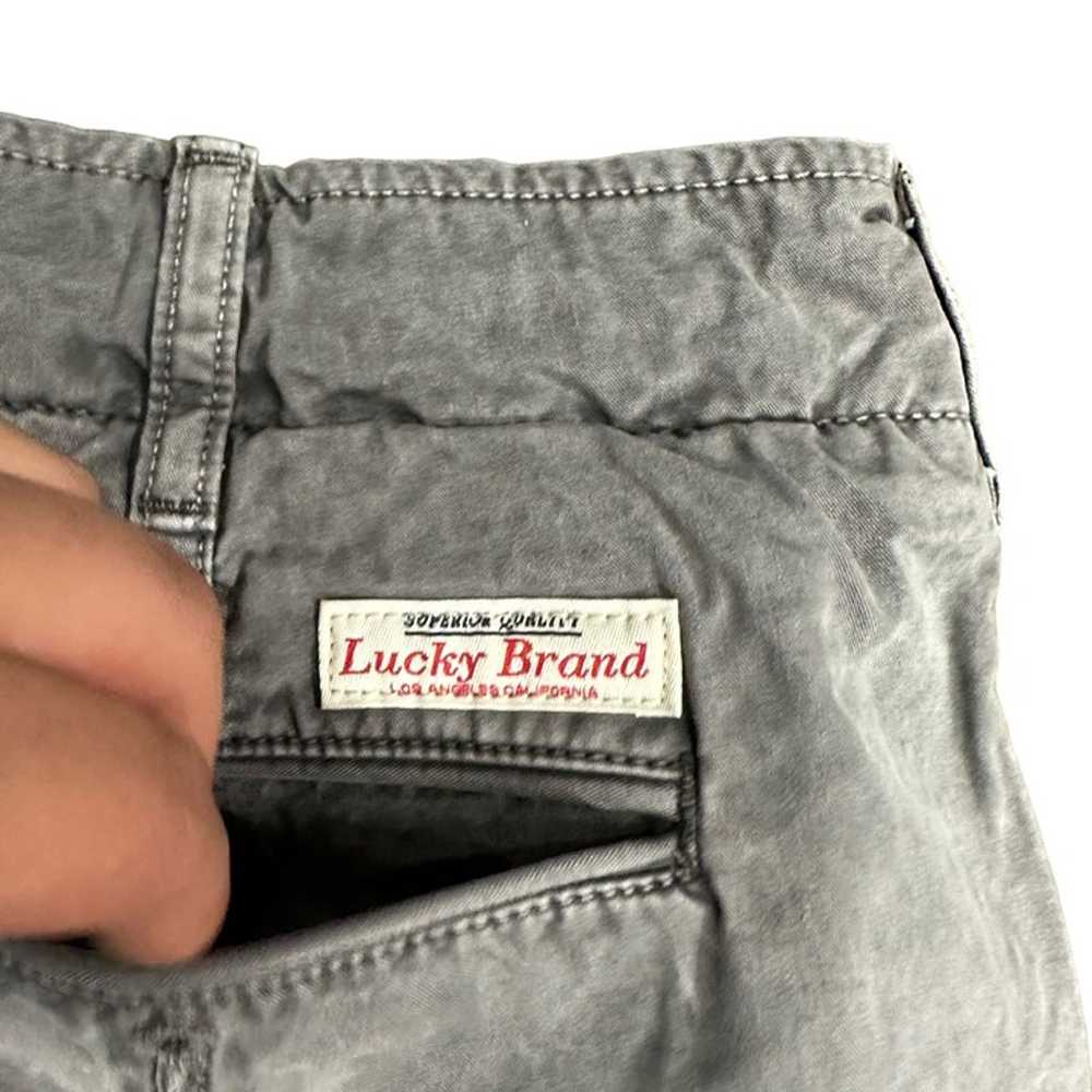 Lucky Brand Mens 32 Shorts Gray Flat Front Pocket… - image 7