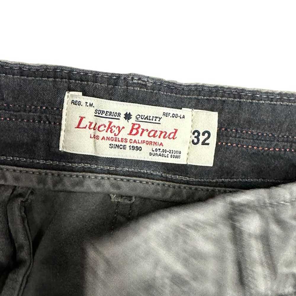 Lucky Brand Mens 32 Shorts Gray Flat Front Pocket… - image 9