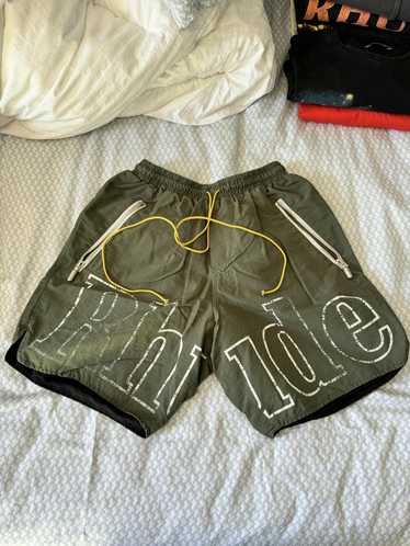 Rhude RHUDE Green Shorts (USED)