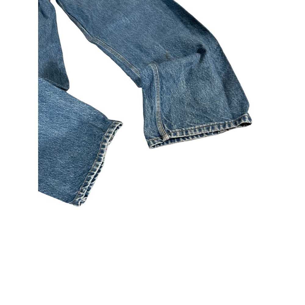 Vintage Carhartt Blue Denim Jeans 36x30 - image 9