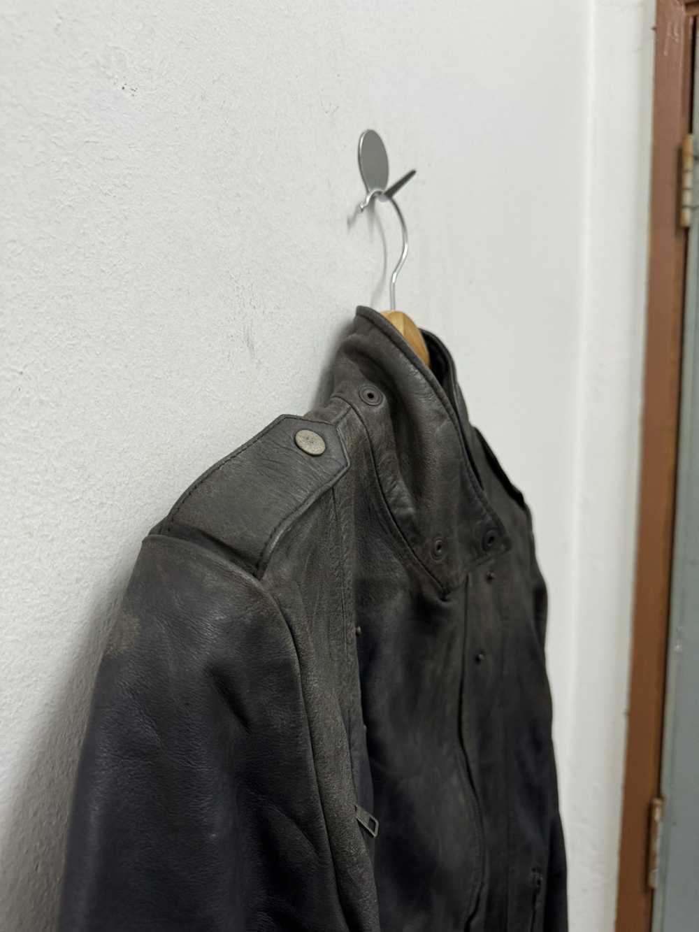 Golden Goose × Vintage Leather biker jacket - image 11