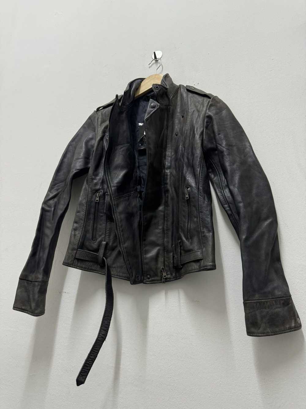 Golden Goose × Vintage Leather biker jacket - image 1