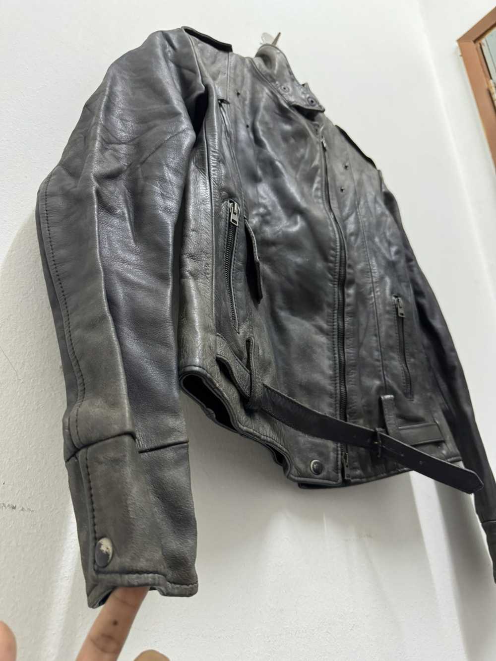 Golden Goose × Vintage Leather biker jacket - image 7