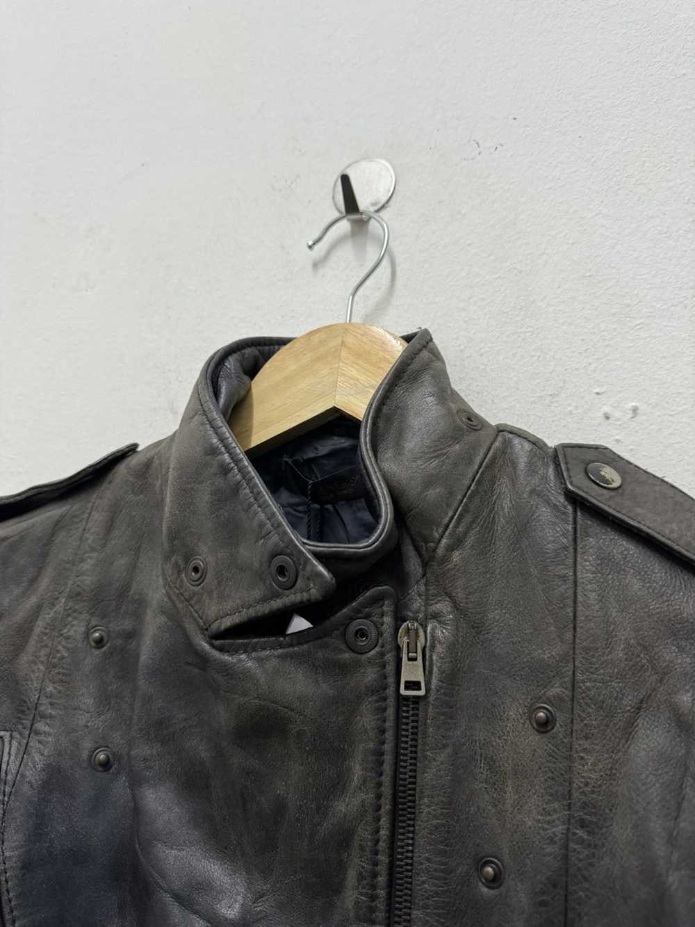 Golden Goose × Vintage Leather biker jacket - image 9