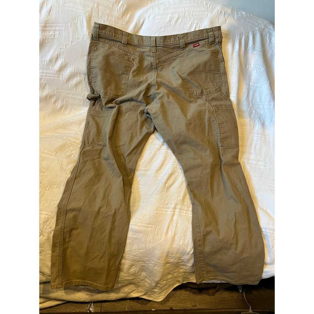 Wrangler Wrangler Brown Carpenter Work Pants Mens… - image 2
