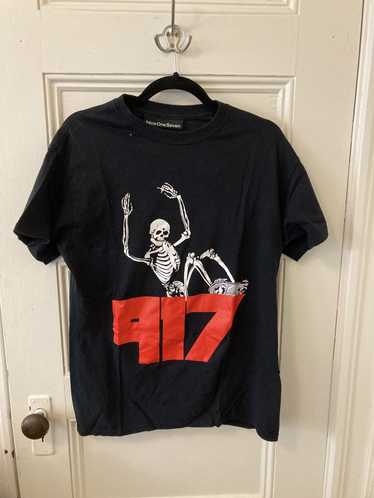 917 917 Skateboarding Skeleton Tee