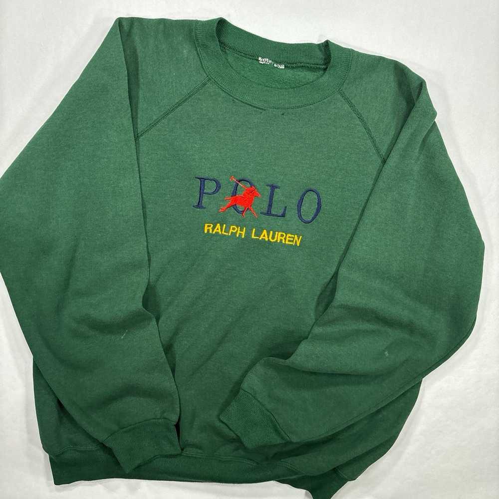 Vintage 80s/90s Polo Ralph Lauren embroidered log… - image 2
