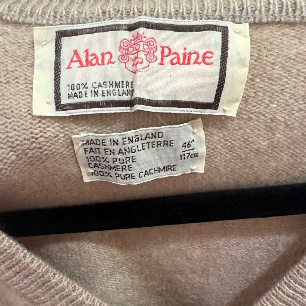 Vintage Alan Paine 100% Cashmere - image 3