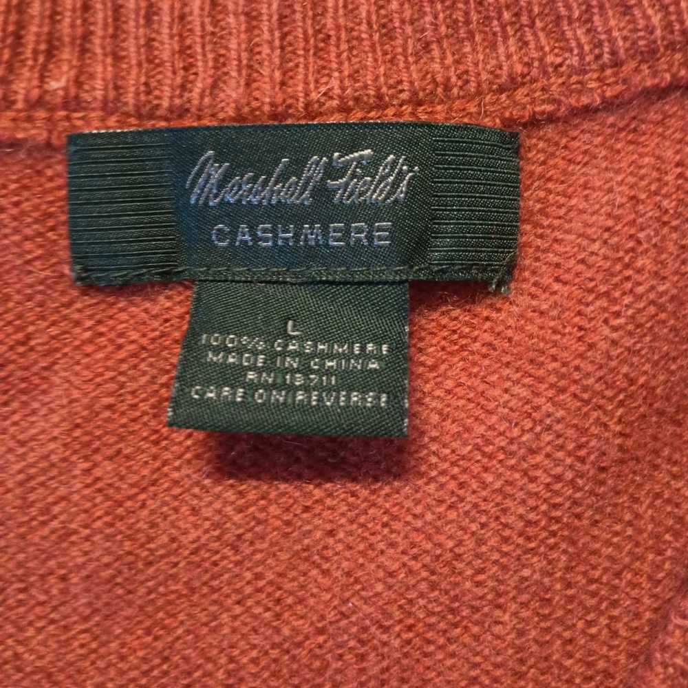 Marshall Fields Men's Cashmere Sweater Size Large… - image 3