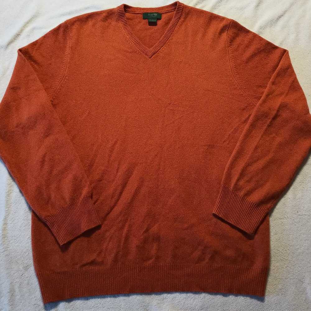 Marshall Fields Men's Cashmere Sweater Size Large… - image 4