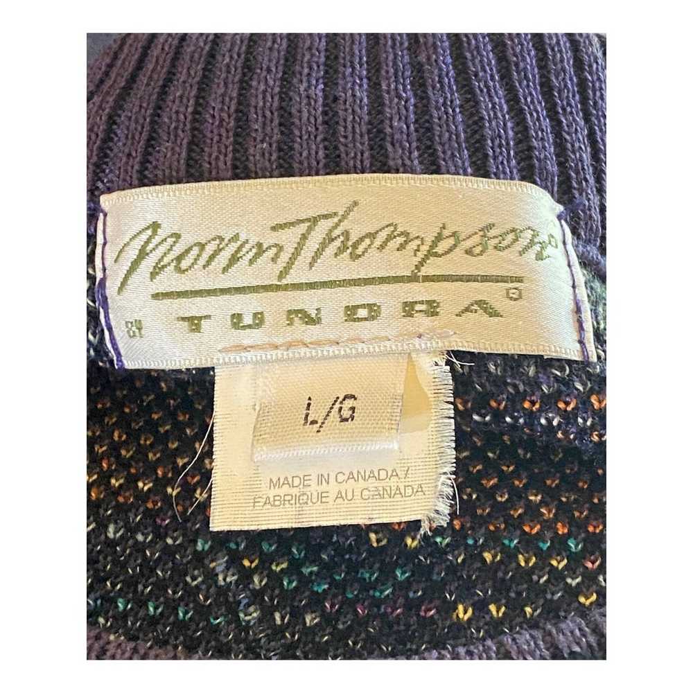 Vintage Norm Thompson Mens Large Sweater Tundra B… - image 5