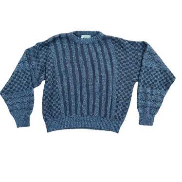 Vintage Le Tigre Sweater Mens Long Sleeve Crew Ne… - image 1