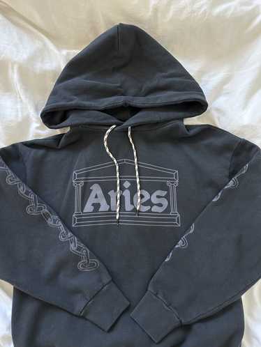 Aries ARIES black 2 chains hoodie - image 1