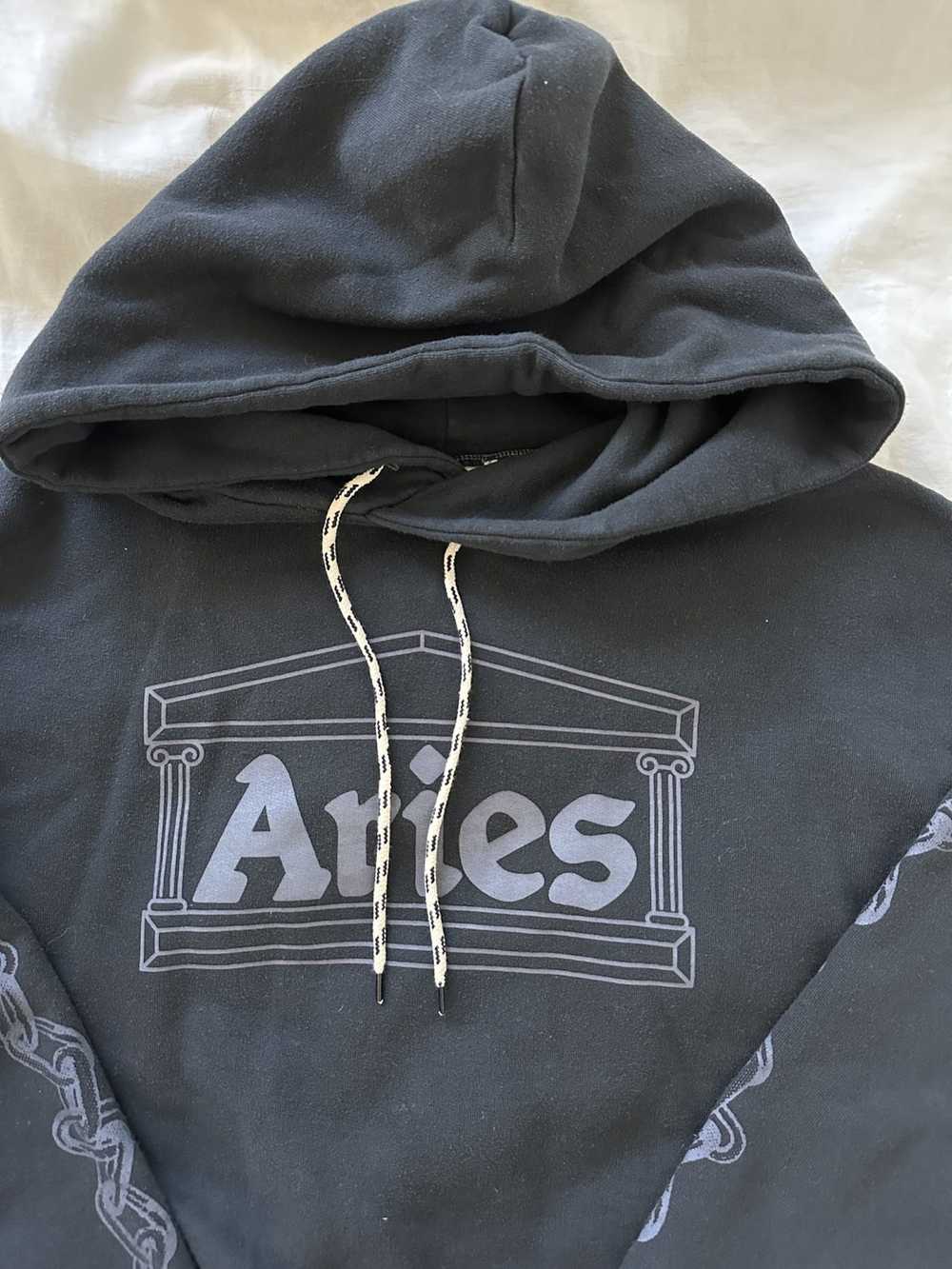 Aries ARIES black 2 chains hoodie - image 2