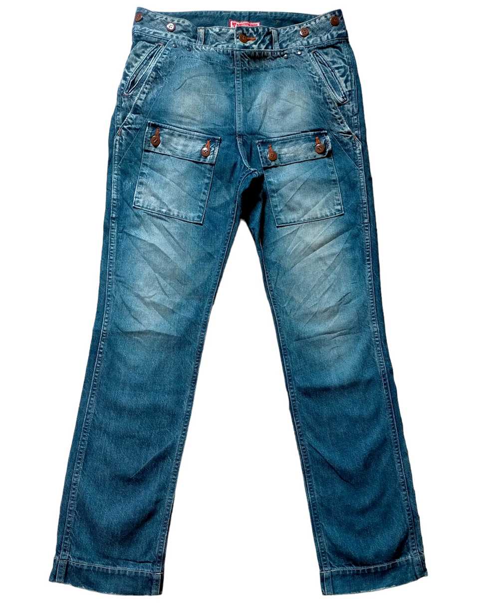 John Bull John Bull Kojima Japan Denim Bush Pants - image 1